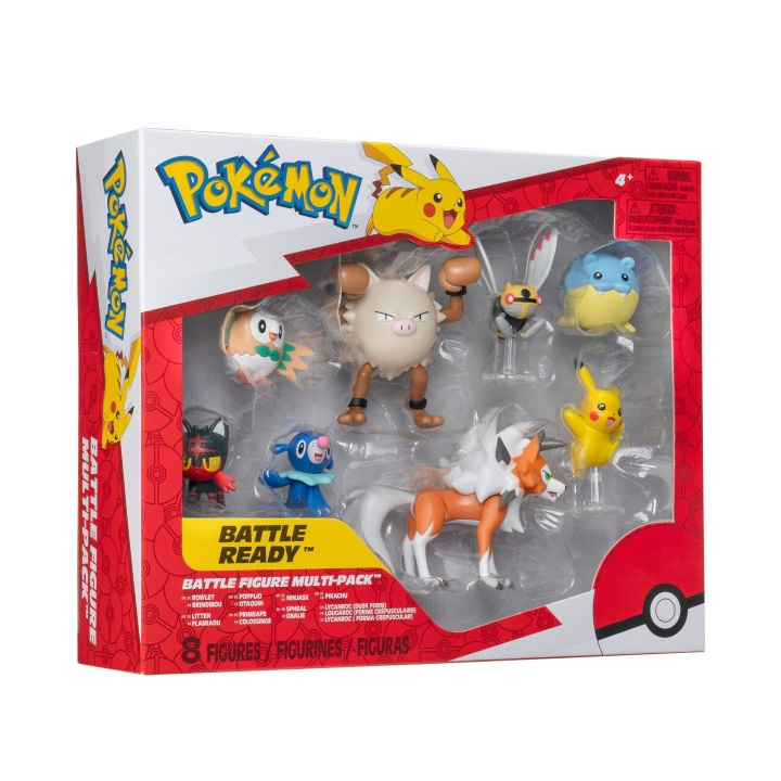 Pokémon Battle Figure 8 Pk (PKW3616) in the group TOYS, KIDS & BABY PRODUCTS / Games / Card games at TP E-commerce Nordic AB (D15634)