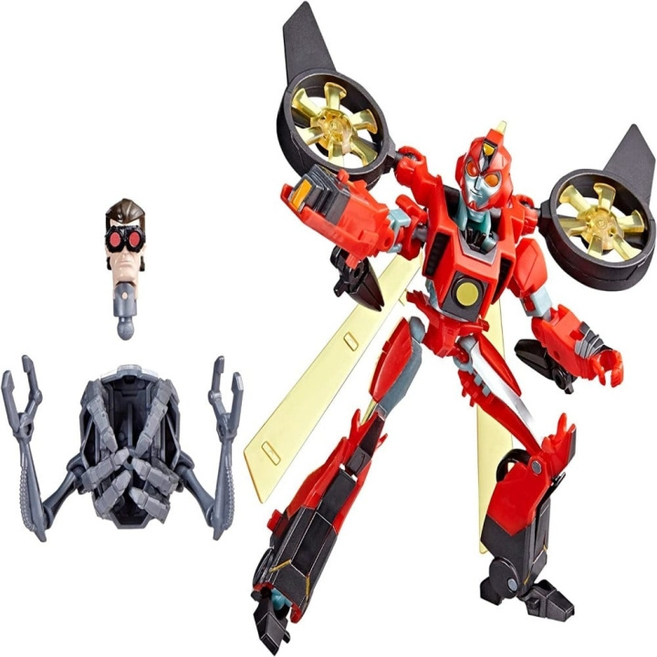 Transformers Earthspark Deluxe Class - Terran Twitch in the group TOYS, KIDS & BABY PRODUCTS / Toys / Figures, Miniatures & accessories at TP E-commerce Nordic AB (D15650)