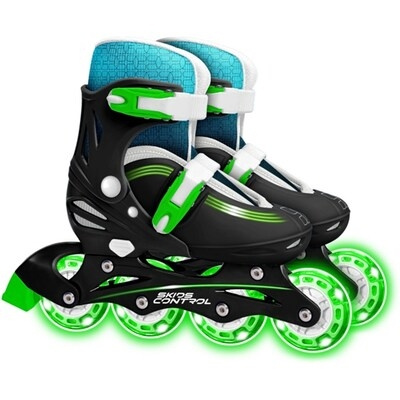 Skids Control INLINERS w/light. Adjustable size 30-33 ( 60226 ) in the group TOYS, KIDS & BABY PRODUCTS / Outdoor toys / Sport & Games at TP E-commerce Nordic AB (D15662)