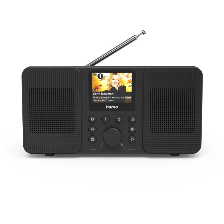 Hama Radio Dab+ Fm Internet DIR10 Bluetooth Black in the group HOME ELECTRONICS / Audio & Picture / Home cinema, Hifi & Portable / Radio & Alarm clocks / Radio at TP E-commerce Nordic AB (D15804)