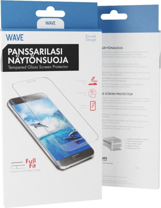 Wave Full Fit armoured glass, Honor 9, clear in the group SMARTPHONE & TABLETS / Phone cases / Huawei/Honor at TP E-commerce Nordic AB (D15866)