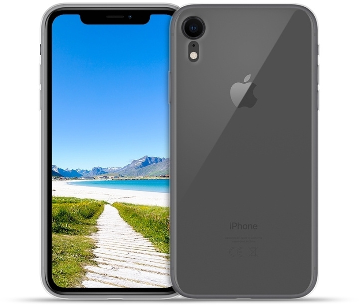 Wave silicone cover for iPhone XR, transparent in the group SMARTPHONE & TABLETS / Phone cases / Apple / iPhone XR / Cases at TP E-commerce Nordic AB (D15882)