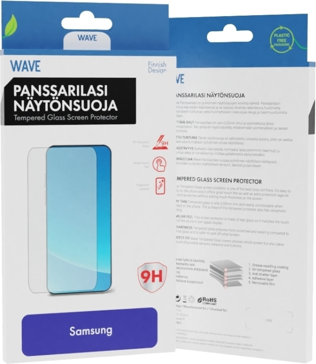 Wave armoured glass, Samsung Galaxy Xcover 5 in the group SMARTPHONE & TABLETS / Phone cases / Samsung at TP E-commerce Nordic AB (D15961)
