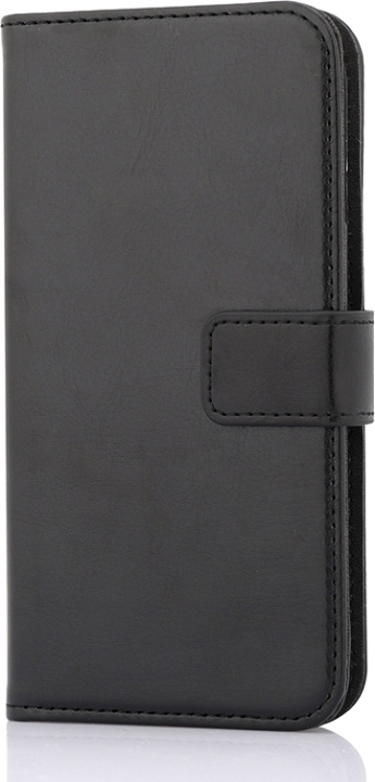 Wave Flap BookCase, iPhone 13, black in the group SMARTPHONE & TABLETS / Phone cases / Apple / iPhone 13 at TP E-commerce Nordic AB (D15990)