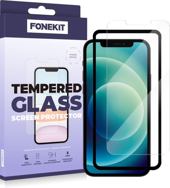 FoneKit armoured glass, iPhone 12 / 12 Pro in the group SMARTPHONE & TABLETS / Phone cases / Apple / iPhone 12 Pro at TP E-commerce Nordic AB (D16027)