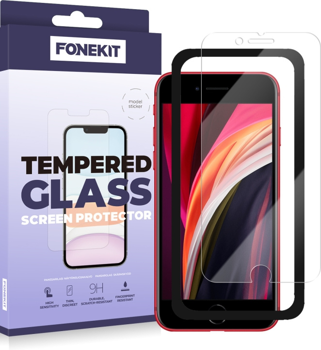 FoneKit armoured glass, iPhone SE 2020 / 2022 in the group SMARTPHONE & TABLETS / Phone cases / Apple / iPhone 12 Pro at TP E-commerce Nordic AB (D16031)