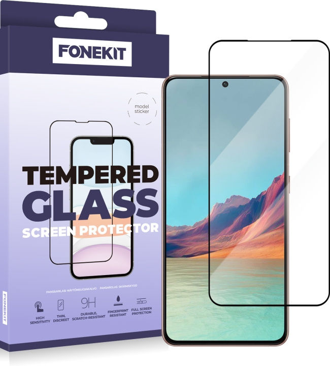 FoneKit Full Cover, Samsung Galaxy S22 / S23, black in the group SMARTPHONE & TABLETS / Phone cases / Samsung at TP E-commerce Nordic AB (D16038)
