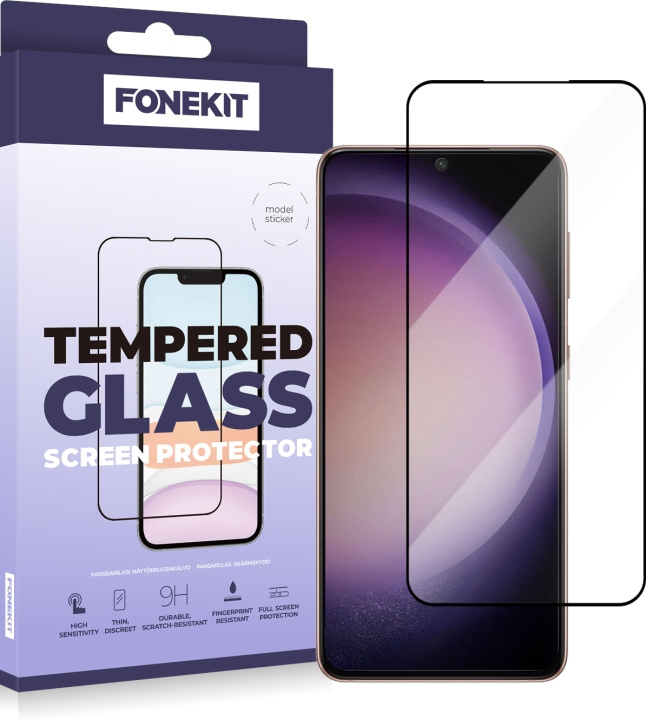 FoneKit Full Cover, Samsung Galaxy S22 / S23, black in the group SMARTPHONE & TABLETS / Phone cases / Samsung at TP E-commerce Nordic AB (D16114)