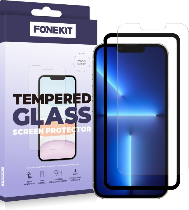FoneKit armoured glass, iPhone 14 Plus in the group SMARTPHONE & TABLETS / Phone cases / Apple / iPhone 14 at TP E-commerce Nordic AB (D16121)