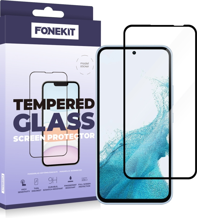 FoneKit Full Cover, Samsung Galaxy A54 5G / S23 FE, black in the group SMARTPHONE & TABLETS / Phone cases / Samsung at TP E-commerce Nordic AB (D16159)