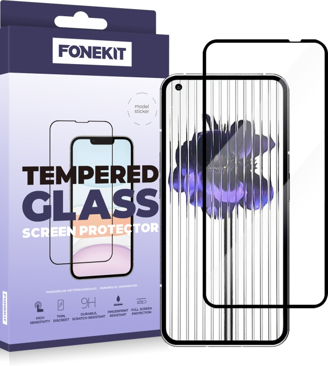 FoneKit Full Cover armoured glass, Nothing Phone (1) in the group SMARTPHONE & TABLETS / Phone cases / Apple / iPhone 11 at TP E-commerce Nordic AB (D16161)