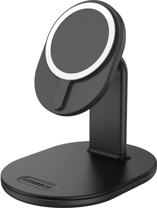 Otterbox MagSafe wireless charging table stand, black in the group SMARTPHONE & TABLETS / Chargers & Cables / Wireless Qi chargers at TP E-commerce Nordic AB (D16214)