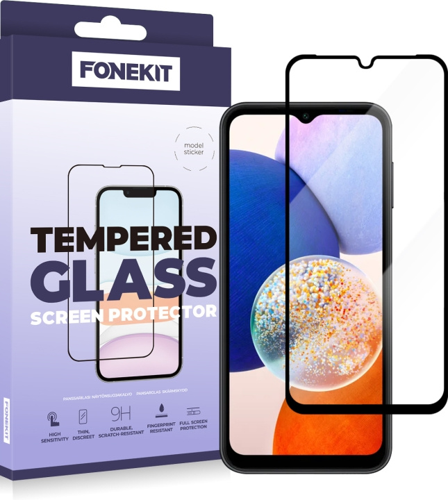 FoneKit Full Cover, Samsung Galaxy A15, black in the group SMARTPHONE & TABLETS / Phone cases / Samsung at TP E-commerce Nordic AB (D16253)