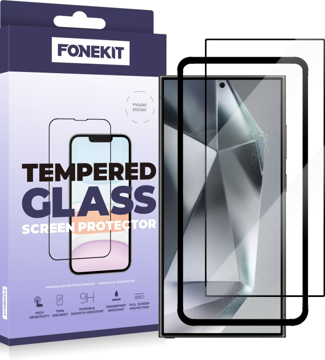 FoneKit Full Cover, Samsung Galaxy S24 Ultra, black in the group SMARTPHONE & TABLETS / Phone cases / Samsung at TP E-commerce Nordic AB (D16265)