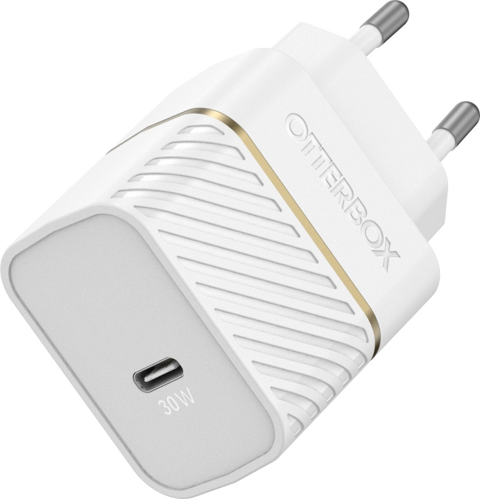 Otterbox 30W fast charger, USB-C, white in the group SMARTPHONE & TABLETS / Chargers & Cables / Wall charger / Wall charger USB-C at TP E-commerce Nordic AB (D16424)