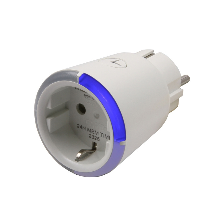 CAPiDi Safety Timer Memtimer 1-10h Memory White in the group HOME, HOUSEHOLD & GARDEN / Electricity & Lighting / Timers at TP E-commerce Nordic AB (D16461)