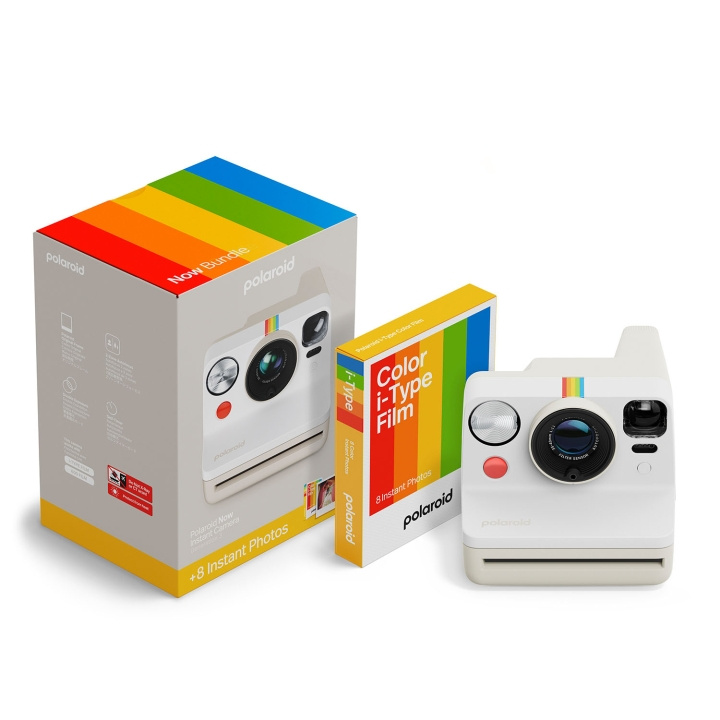 Polaroid Camera Now Generation 3 E-Box Instant Pebble White in the group HOME ELECTRONICS / Photo & Video / Cameras at TP E-commerce Nordic AB (D16467)