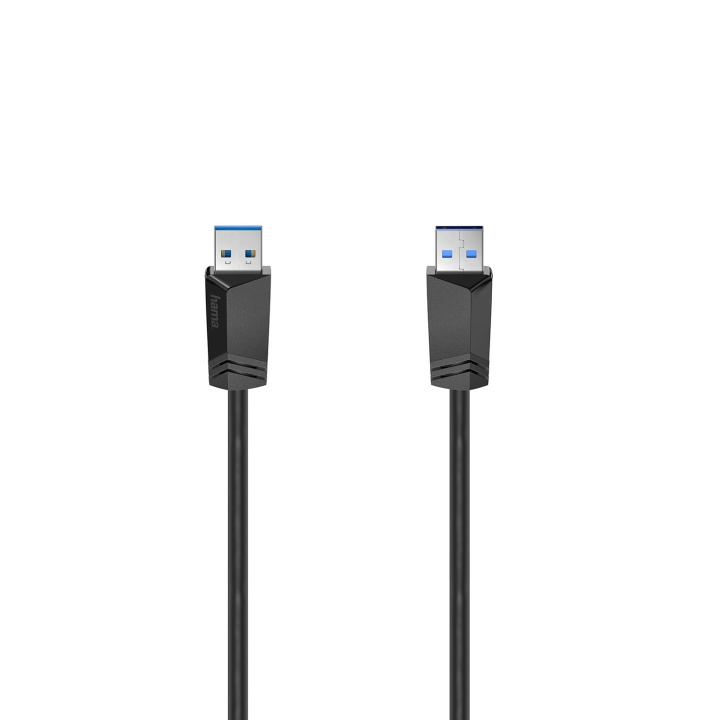 Hama Cable USB A-A Black 1.5m in the group COMPUTERS & PERIPHERALS / Computer cables / USB / USB-A / Cables at TP E-commerce Nordic AB (D16468)