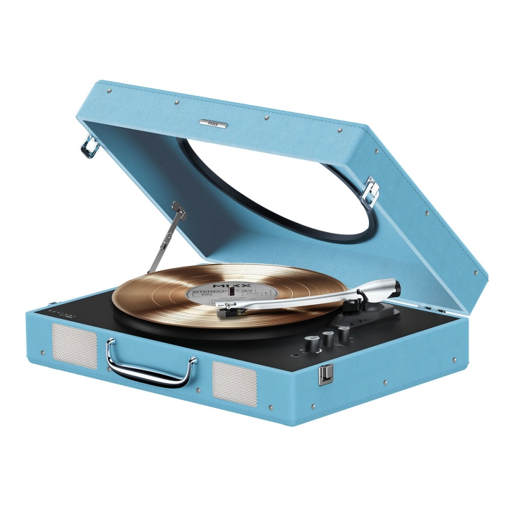 MIXX Vinyl Record Player Revival 65 Stereo Blue in the group HOME ELECTRONICS / Audio & Picture / Home cinema, Hifi & Portable / Compact stereo & Record players at TP E-commerce Nordic AB (D16480)