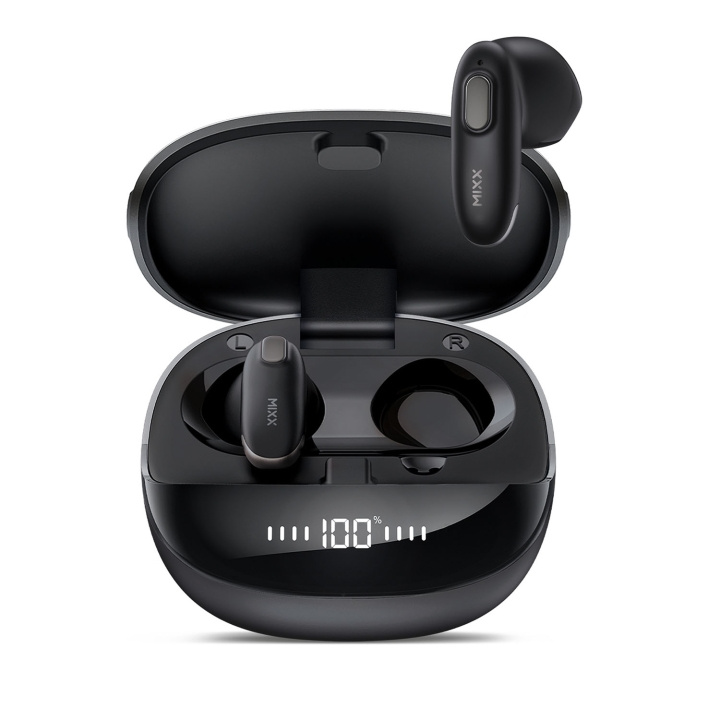 MIXX Headphone Hybrid Charge 2 In-Ear Tws Qi Wireless Black in the group HOME ELECTRONICS / Audio & Picture / Headphones & Accessories / Headphones at TP E-commerce Nordic AB (D16483)