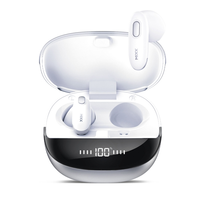 MIXX Headphone Hybrid Charge 2 In-Ear Tws Qi Wireless White in the group HOME ELECTRONICS / Audio & Picture / Headphones & Accessories / Headphones at TP E-commerce Nordic AB (D16484)