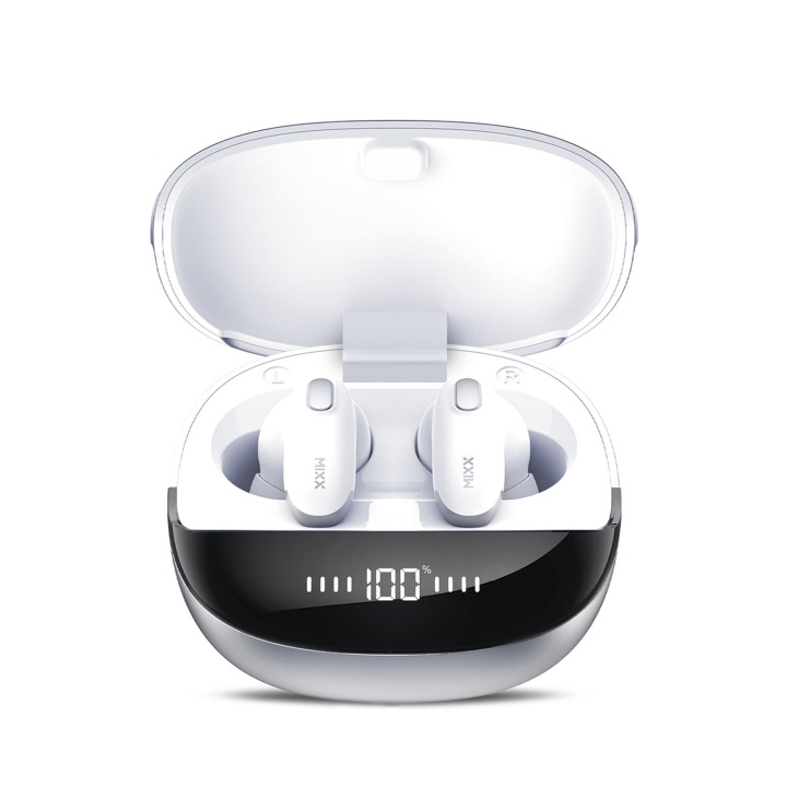 MIXX Headphone Mini Charge 2 In-Ear TWS Qi White in the group HOME ELECTRONICS / Audio & Picture / Headphones & Accessories / Headphones at TP E-commerce Nordic AB (D16485)