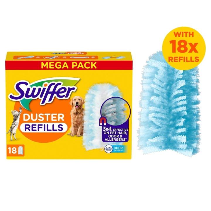 Swiffer Dammvippa refiller 18st Husdjur in the group HOME, HOUSEHOLD & GARDEN / Cleaning products / Other cleaning accessories at TP E-commerce Nordic AB (D16502)