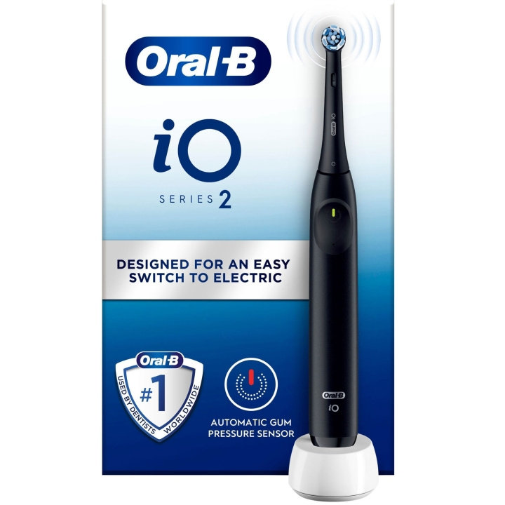 Oral B Eltandborste iO Simply Easy Clean Night Black in the group BEAUTY & HEALTH / Oral care / Electric toothbrushes at TP E-commerce Nordic AB (D16511)