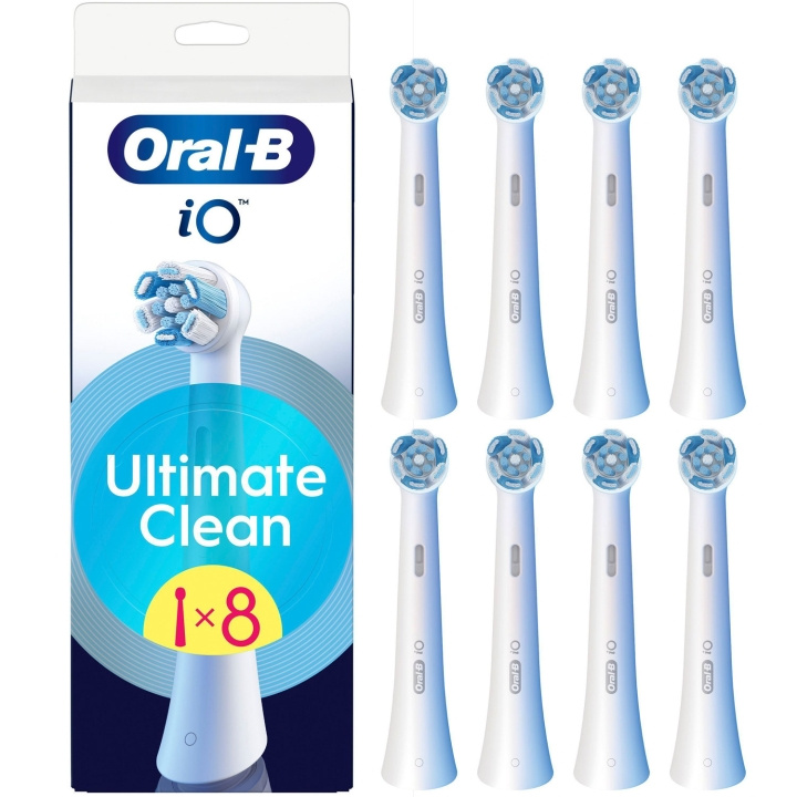 Oral B Borsthuvud iO Ultimate Clean 8st in the group BEAUTY & HEALTH / Oral care / Accessories for electric toothbrushes at TP E-commerce Nordic AB (D16513)