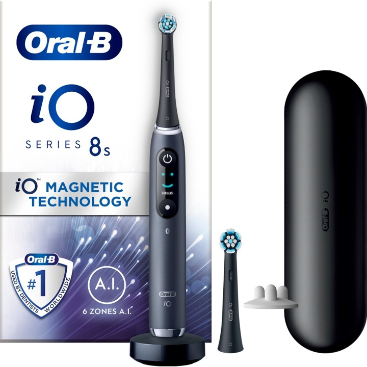 Oral B Eltandborste iO8 Black in the group BEAUTY & HEALTH / Oral care / Electric toothbrushes at TP E-commerce Nordic AB (D16536)