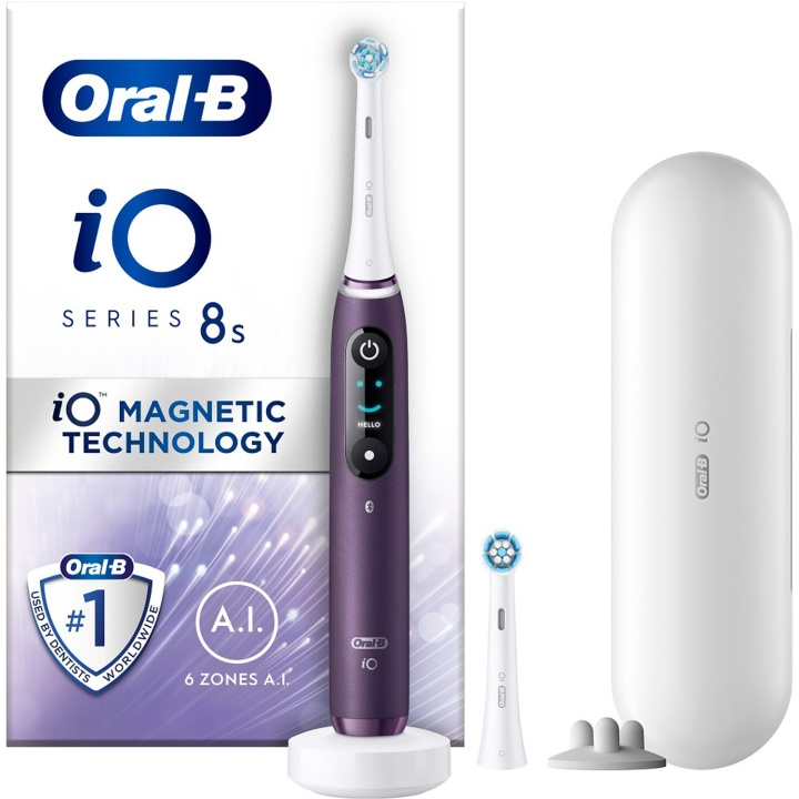 Oral B Eltandborste iO8 Violet in the group BEAUTY & HEALTH / Oral care / Electric toothbrushes at TP E-commerce Nordic AB (D16538)