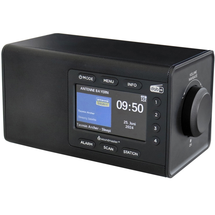 Soundmaster Bordsradio med färg-display och förvalsknappar in the group HOME ELECTRONICS / Audio & Picture / Home cinema, Hifi & Portable / Radio & Alarm clocks / Radio at TP E-commerce Nordic AB (D16543)
