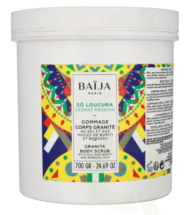 Baija Paris Baija So Loucura Body Scrub Citron Passion Fruit 700 g in the group BEAUTY & HEALTH / Skin care / Face / Scrub / Peeling at TP E-commerce Nordic AB (D16687)