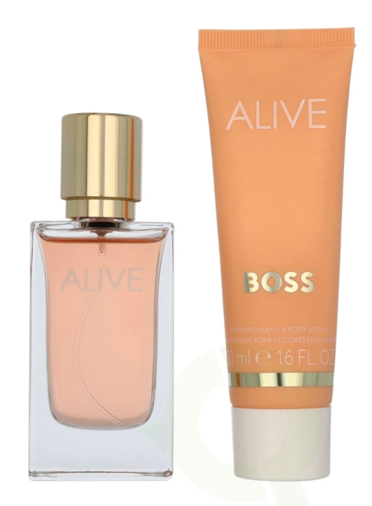 Hugo Boss Alive Giftset 80 ml Edp Spray 30ml/Hand & Body Lotion 50ml in the group BEAUTY & HEALTH / Fragrance & Perfume / Perfumes / Perfume for her at TP E-commerce Nordic AB (D16708)