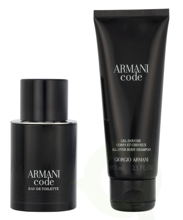 Armani Code Pour Homme Giftset 125 ml Edt Spray 50ml/Shower Gel 75ml in the group BEAUTY & HEALTH / Gift sets / Gift sets for him at TP E-commerce Nordic AB (D16712)
