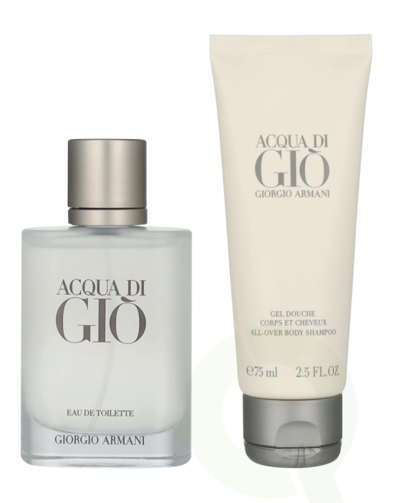 Armani Aqua Di Gio Giftset 125 ml Edt Spray 50 ml/Body Shampoo 75 ml in the group BEAUTY & HEALTH / Gift sets / Gift sets for him at TP E-commerce Nordic AB (D16718)