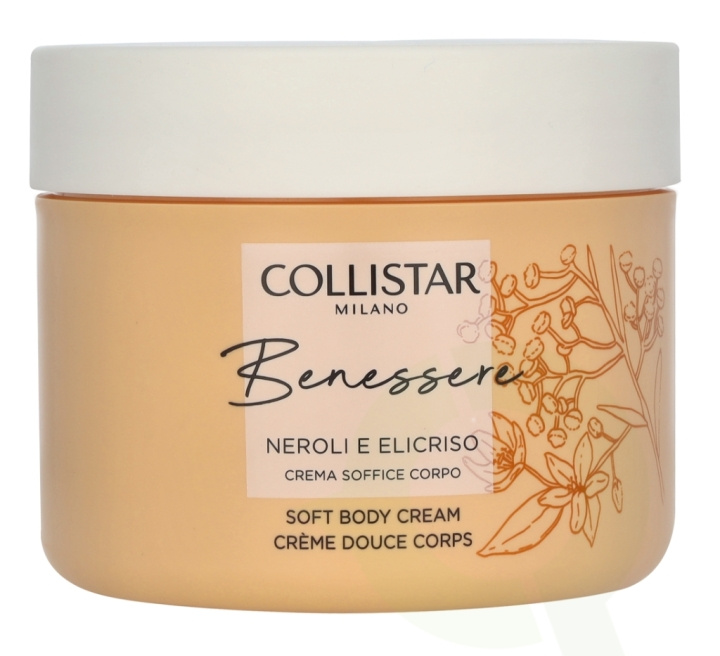Collistar Benessere Neroli And Helichrysum Soft Body Cream 200 ml in the group BEAUTY & HEALTH / Skin care / Body health / Body lotion at TP E-commerce Nordic AB (D16731)