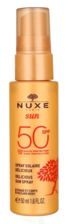 Nuxe Sun Delicious Sun Spray SPF50 50 ml in the group BEAUTY & HEALTH / Skin care / Tanning / Sunscreen at TP E-commerce Nordic AB (D16738)