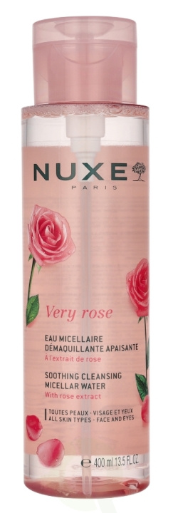 Nuxe Very Rose Soothing Cleansing Micellar Water 400 ml in the group BEAUTY & HEALTH / Skin care / Face / Cleaning at TP E-commerce Nordic AB (D16742)
