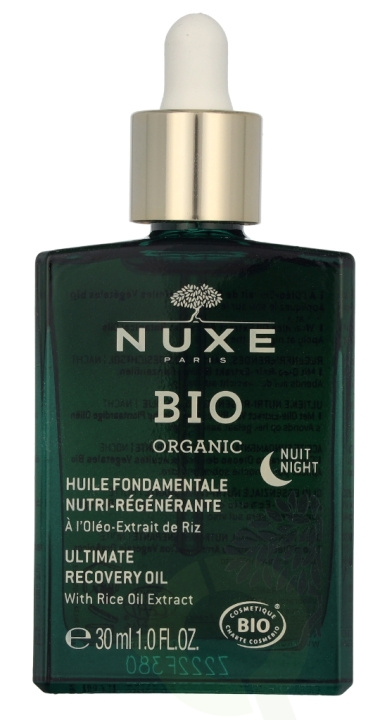 Nuxe Bio Organic Rice Oil Extract Recovery Oil 30 g in the group BEAUTY & HEALTH / Skin care / Face / Facial oil at TP E-commerce Nordic AB (D16762)