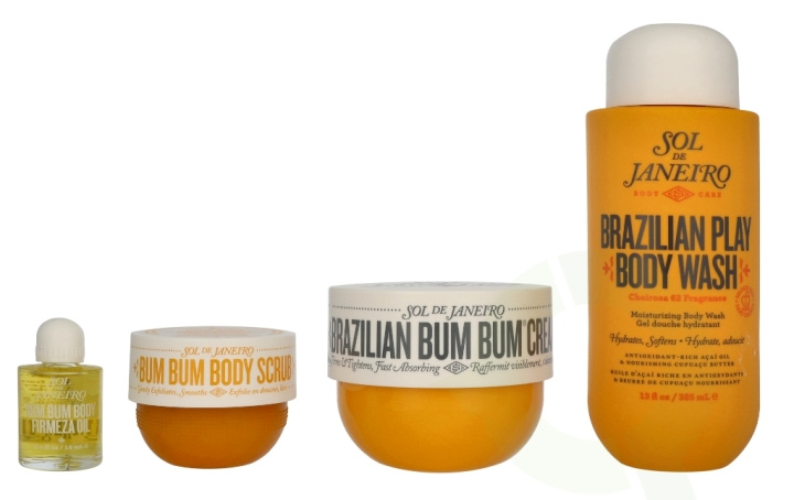 Sol De Janeiro Rio Shower Ritual Giftset 712 ml Body Cream 240ml/Body Scrub 75g/Shower Gel 385ml/Body Oil 12ml in the group BEAUTY & HEALTH / Gift sets / Gift sets for her at TP E-commerce Nordic AB (D16770)