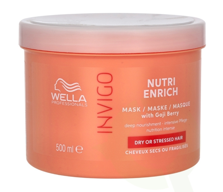Wella Invigo - Nutri-Enrich Deep Nourishing Mask 500 ml With Goji Berry in the group BEAUTY & HEALTH / Hair & Styling / Hair care / Hair Mask at TP E-commerce Nordic AB (D16803)