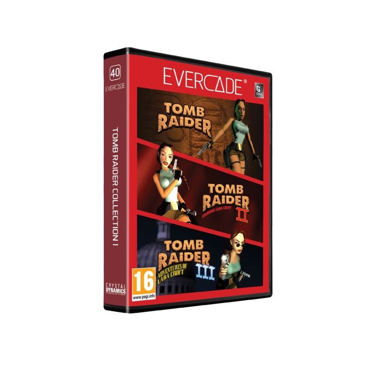 Blaze Evercade Tomb Raider Giga Cart Col 1 in the group HOME ELECTRONICS / Game consoles & Accessories / Other games at TP E-commerce Nordic AB (D16860)