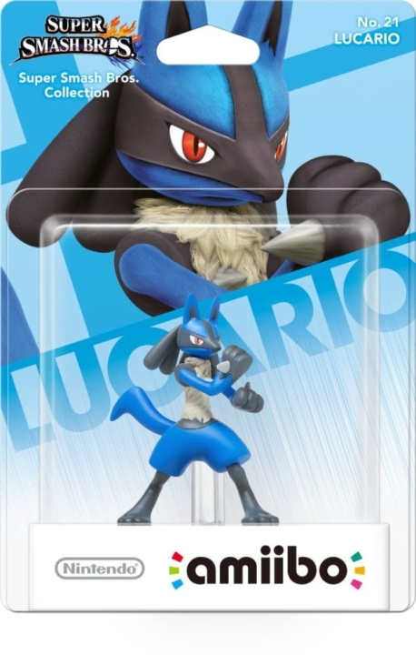 Amiibo Nintendo Amiibo Figurine Lucario in the group HOME ELECTRONICS / Game consoles & Accessories / Nintendo Switch / Accessories at TP E-commerce Nordic AB (D16870)