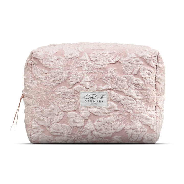 Karen Toiletry Bag - Pink Brocade in the group HOME, HOUSEHOLD & GARDEN / Bathroom / Toilet bags at TP E-commerce Nordic AB (D16907)
