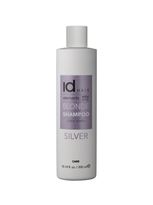 ID Hair Elements Xclusive Silver Shampoo 300 ml in the group BEAUTY & HEALTH / Hair & Styling / Hair care / Schampoo at TP E-commerce Nordic AB (D16938)