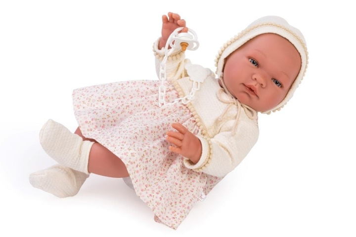 ASI Maria doll in dress with small flowers, 43 cm in the group TOYS, KIDS & BABY PRODUCTS / Toys / Docks & Accessories at TP E-commerce Nordic AB (D16958)