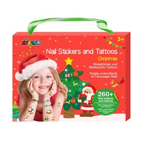 Avenir Nail Stickers and Tattoos - Christmas (58NA218208) in the group TOYS, KIDS & BABY PRODUCTS / Toys / Crafts at TP E-commerce Nordic AB (D16974)