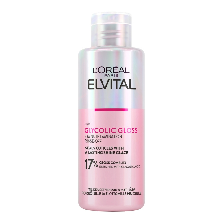 L\'Oreal Paris Elvital Glycolic Gloss rinse-off treatment for normal hair - 200 ml in the group BEAUTY & HEALTH / Hair & Styling / Hair care at TP E-commerce Nordic AB (D16994)
