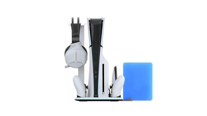 iMP TECH DLX LED Multi Function Charger Tower PS5 SLIM / PS5 in the group HOME ELECTRONICS / Game consoles & Accessories / Sony PlayStation 5 at TP E-commerce Nordic AB (D17016)